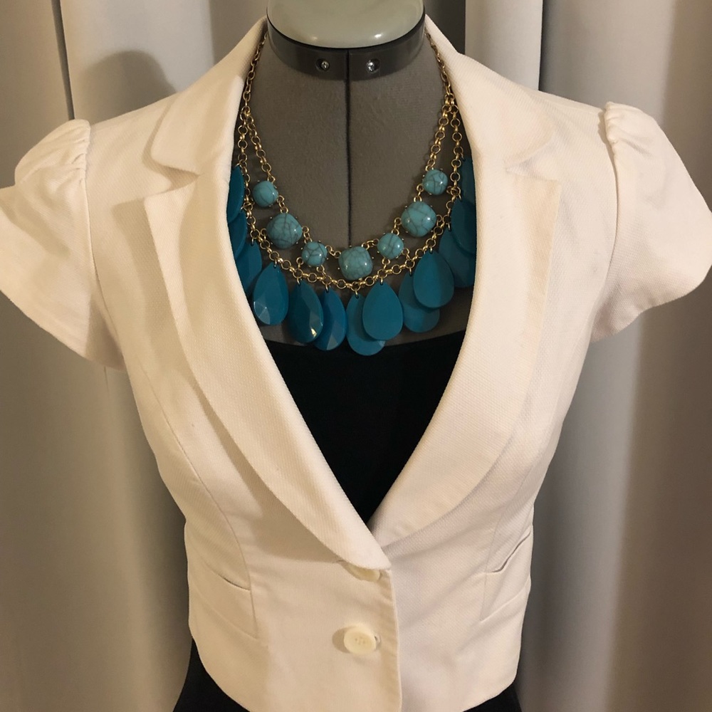 The Limited White Blazer